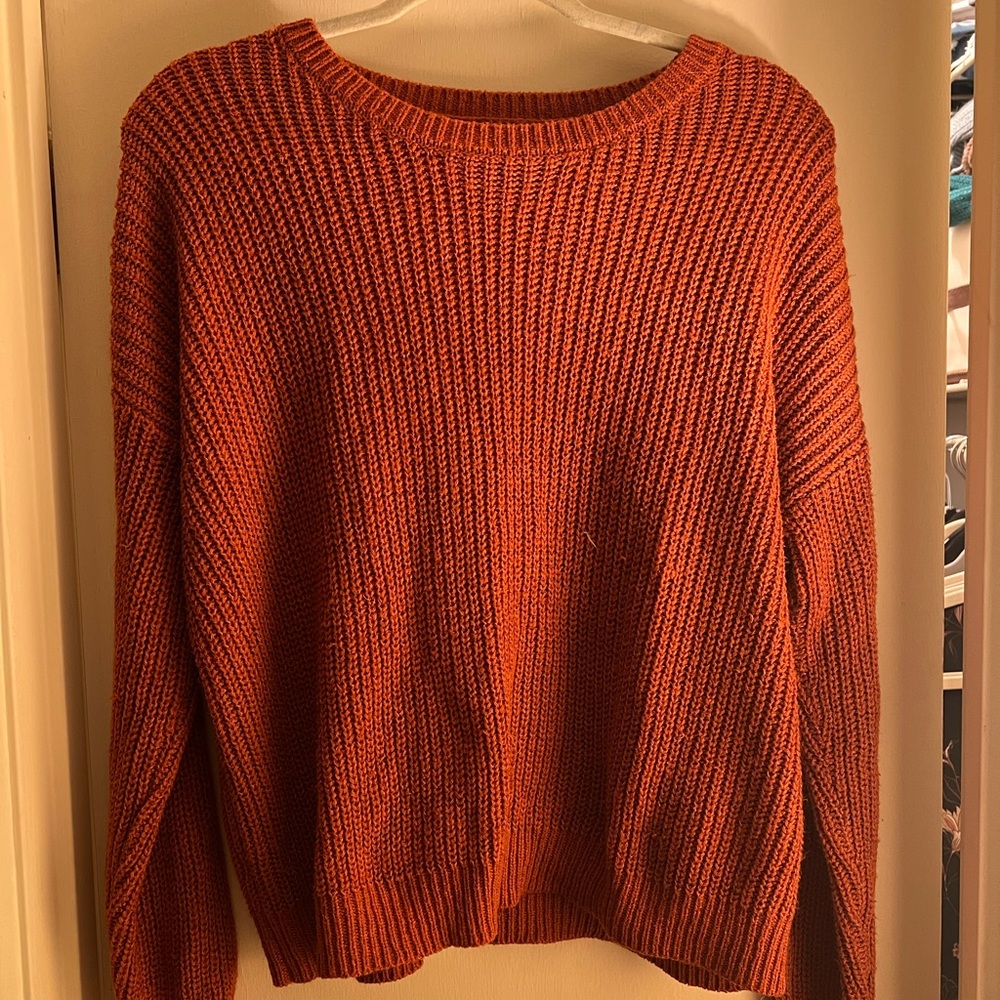 Orange H&M sweater